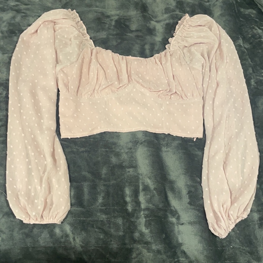 brand new shein pink size medium long sleeve
